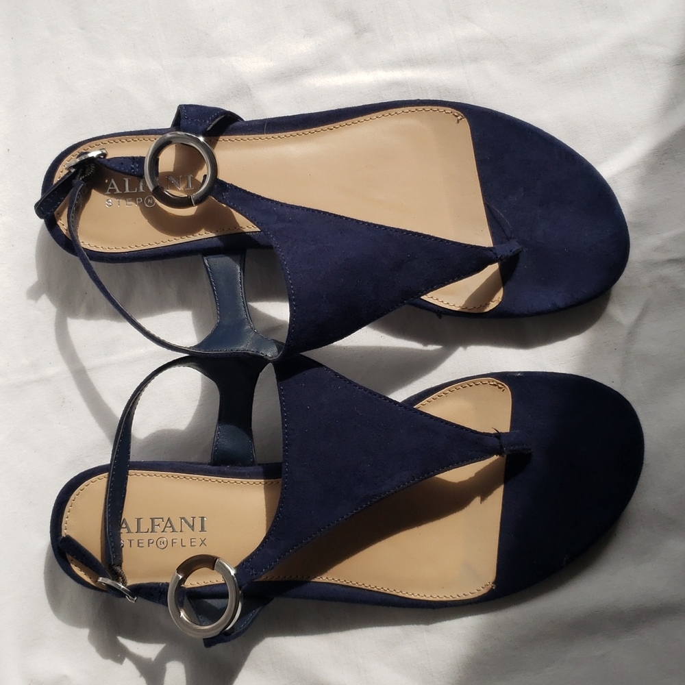 Alfani Suede Flat Sandals